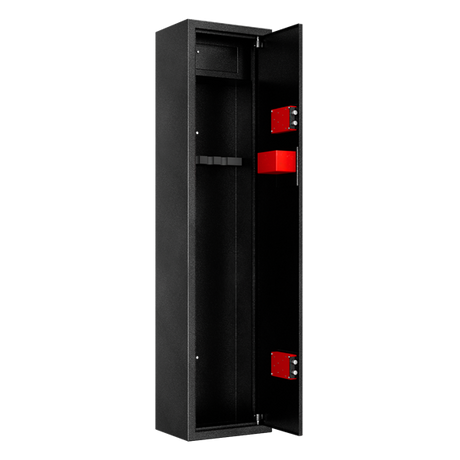 5 Gun Cabinet with Ammo Safe - SE-SGS5AB