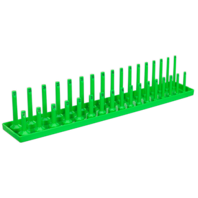 Socket Holder 1/2"Sq Drive 10-27mm Hi-Vis Green - SH1217HV - Farming Parts