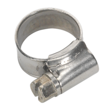 Hose Clip Stainless Steel Ø10-16mm Pack of 10 - SHCSS000 - Farming Parts