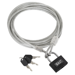 Motorcycle Cable Lock 3m - SE-SHGCL3