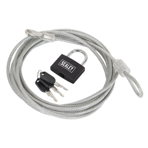 Motorcycle Cable Lock 3m - SE-SHGCL3