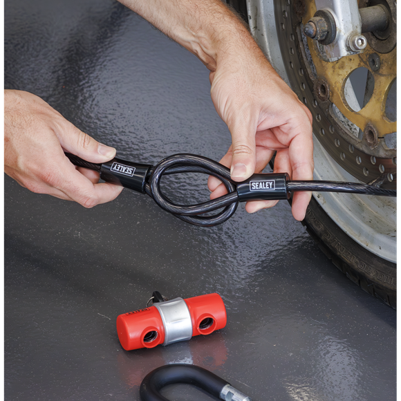 Motorcycle Cable Lock 5m - SE-SHGCL5