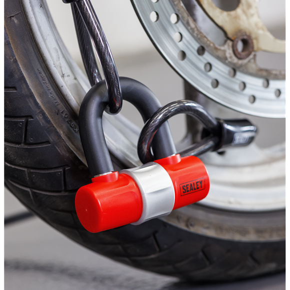 Sealey Motorcycle Cable Lock 5m SE SHGCL5