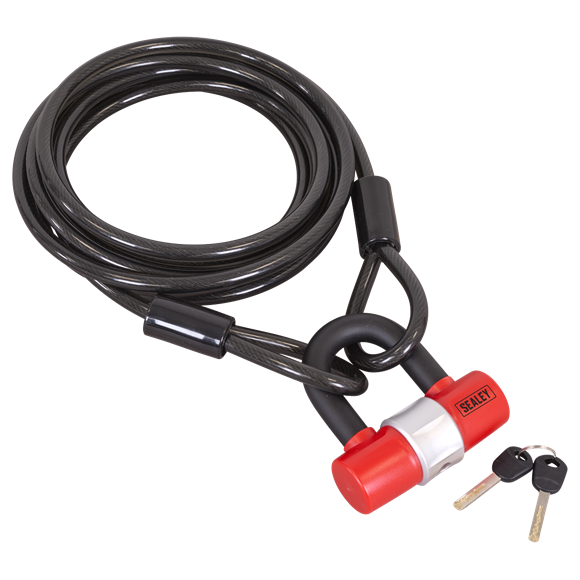 Motorcycle Cable Lock 5m - SE-SHGCL5