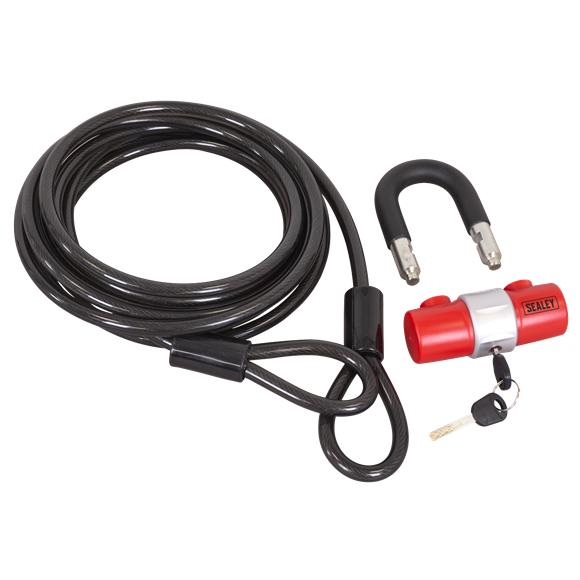 Motorcycle Cable Lock 5m - SE-SHGCL5