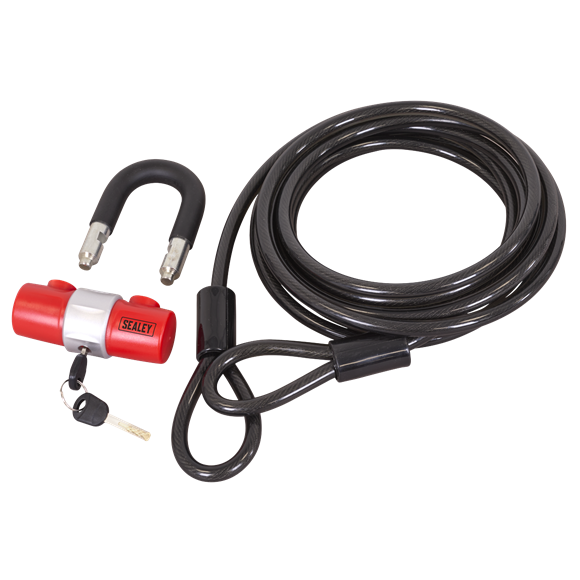 Motorcycle Cable Lock 5m - SE-SHGCL5