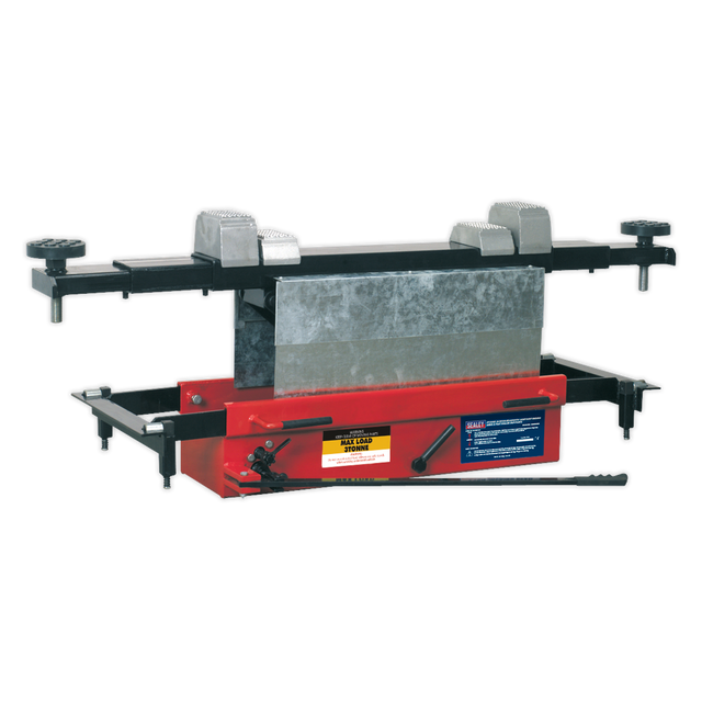 Jacking Beam 3 Tonne with Arm Extenders & Flat Roller Supports - SJBEX300 - Farming Parts