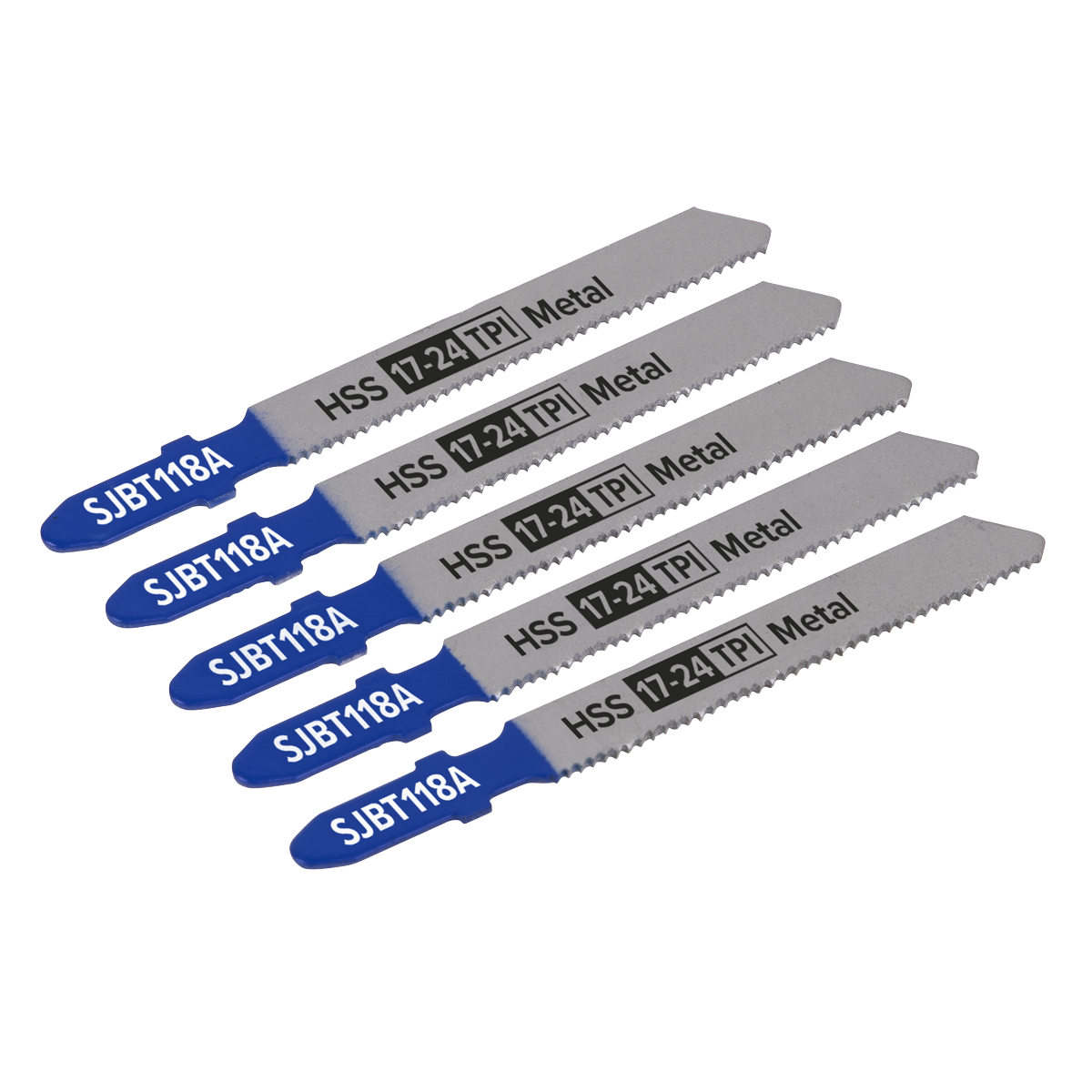 Jigsaw Blade Metal 92mm 17-24tpi - Pack of 5 - SJBT118A - Farming Parts