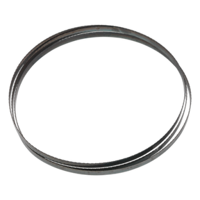 A close-up image of the Sealey Bandsaw Blade 2400 x 12 x 0.6mm 14tpi - SM1306B14, showcasing the precision and durability akin to hardened steel teeth.