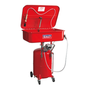 Mobile Parts Cleaning Tank Air Operated with Reservoir - SM224 - Farming Parts