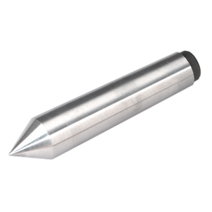 A cylindrical metal tool with one end pointed and the other flat, typically used in machining or mechanical applications, the Sealey Live Centre MT3 - SM3002SC stands out as a high-quality accessory for precision tasks.