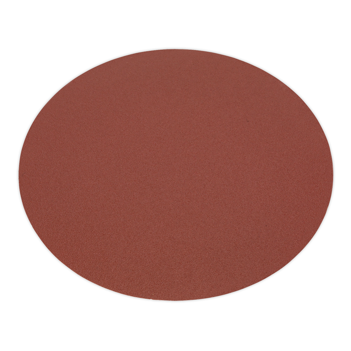 A round, flat, brown surface viewed from above, with a smooth, unbroken texture, much like the finish of the Sealey Sanding Disc Ø305mm 80Grit PSA (SM31/38).