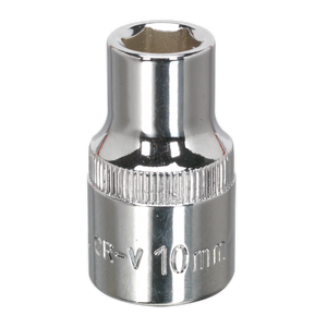 WallDrive® Socket 10mm 1/2"Sq Drive Fully Polished - SP1210 - Farming Parts