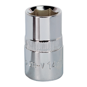 WallDrive® Socket 14mm 1/2"Sq Drive Fully Polished - SP1214 - Farming Parts