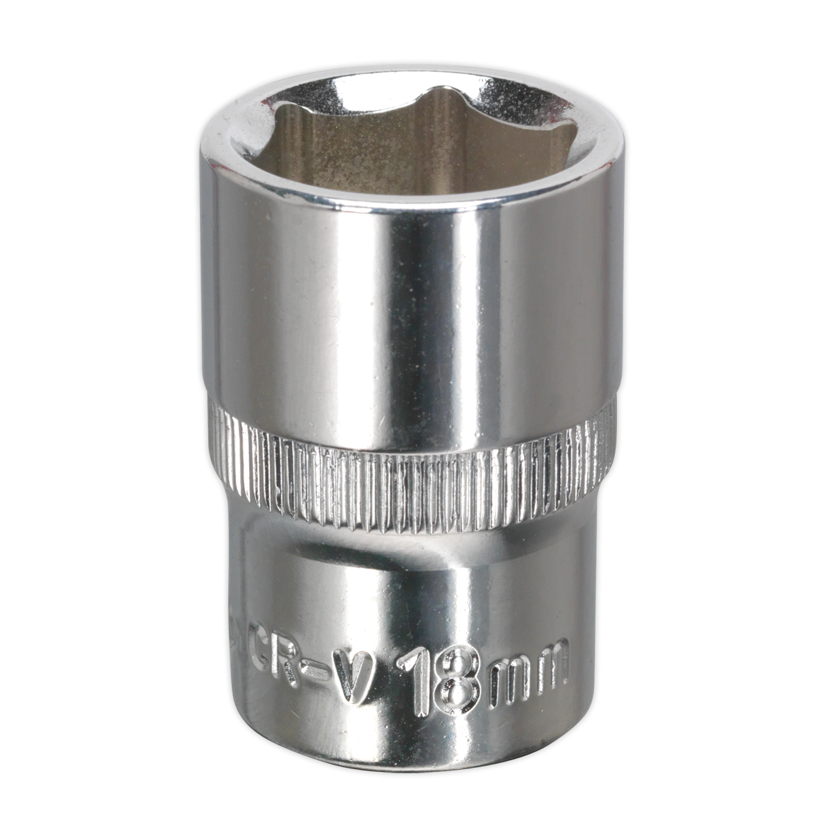 WallDrive® Socket 18mm 1/2"Sq Drive Fully Polished - SP1218 - Farming Parts