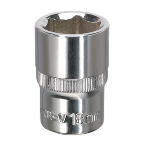 WallDrive® Socket 18mm 1/2"Sq Drive Fully Polished - SP1218 - Farming Parts