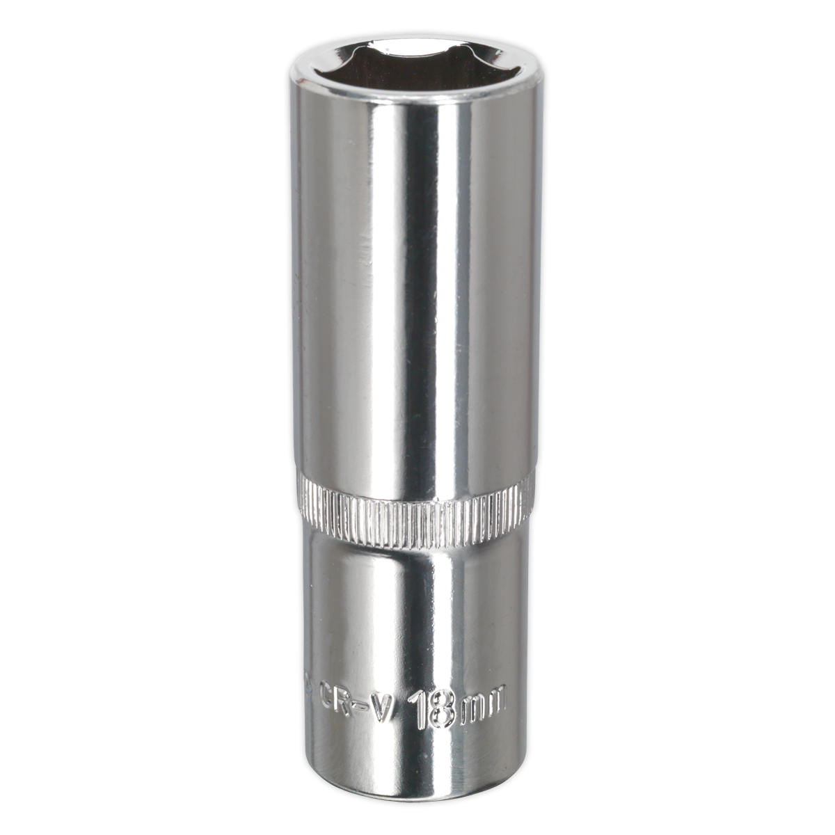 WallDrive® Socket 18mm Deep 1/2"Sq Drive Fully Polished - SP1218D - Farming Parts