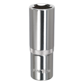 WallDrive® Socket 18mm Deep 1/2"Sq Drive Fully Polished - SP1218D - Farming Parts