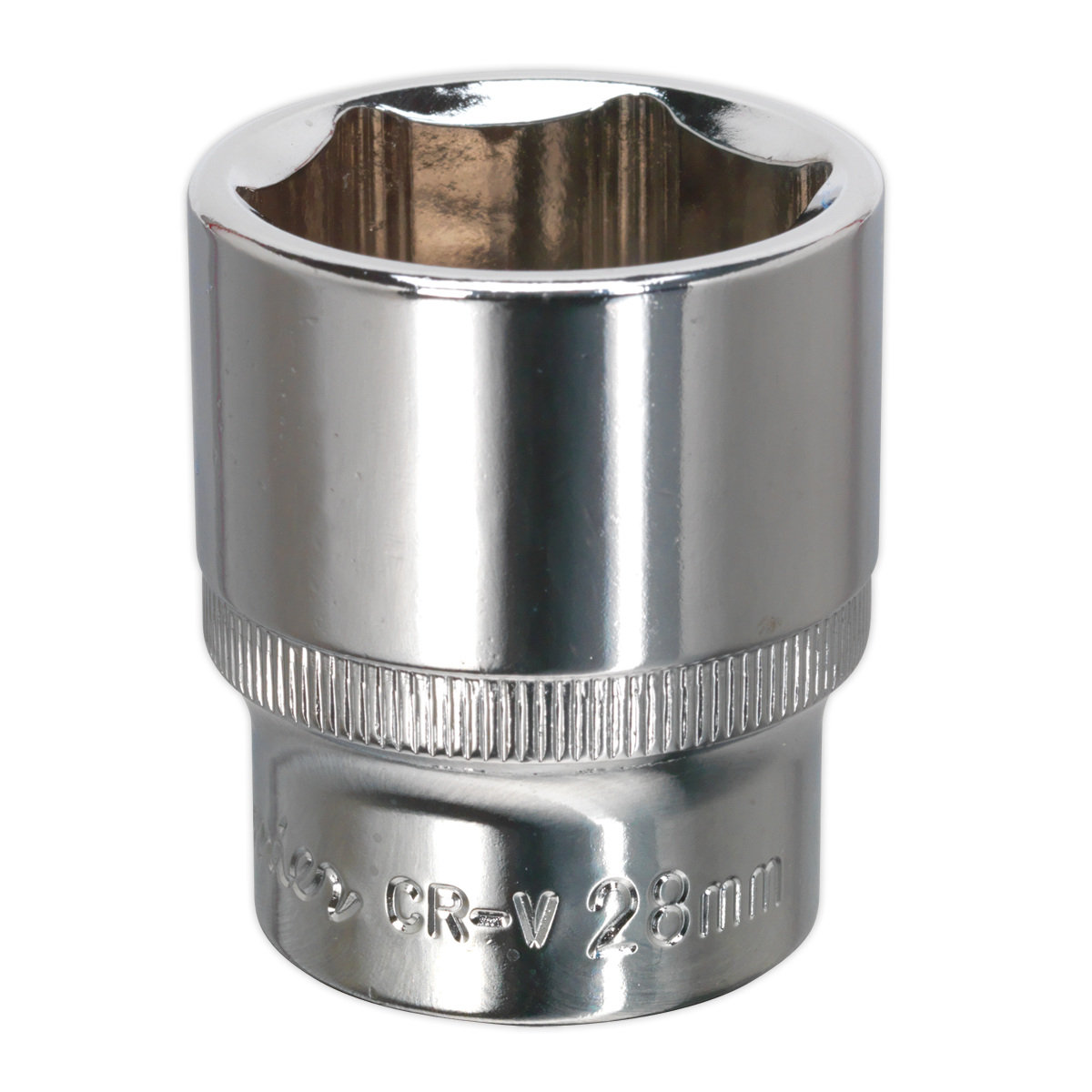 WallDrive® Socket 28mm 1/2"Sq Drive Fully Polished - SP1228 - Farming Parts