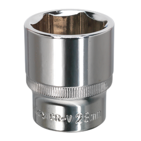 WallDrive® Socket 28mm 1/2"Sq Drive Fully Polished - SP1228 - Farming Parts