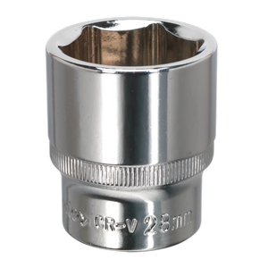 WallDrive® Socket 28mm 1/2"Sq Drive Fully Polished - SP1228 - Farming Parts