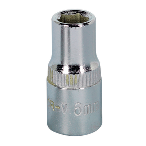 WallDrive® Socket 6mm 1/4"Sq Drive Fully Polished - SP1406 - Farming Parts