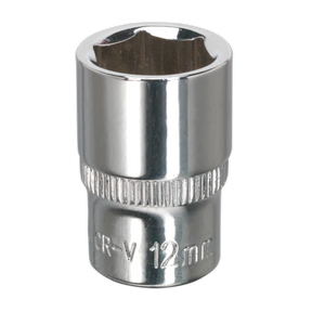 WallDrive® Socket 12mm 1/4"Sq Drive Fully Polished - SP1412 - Farming Parts
