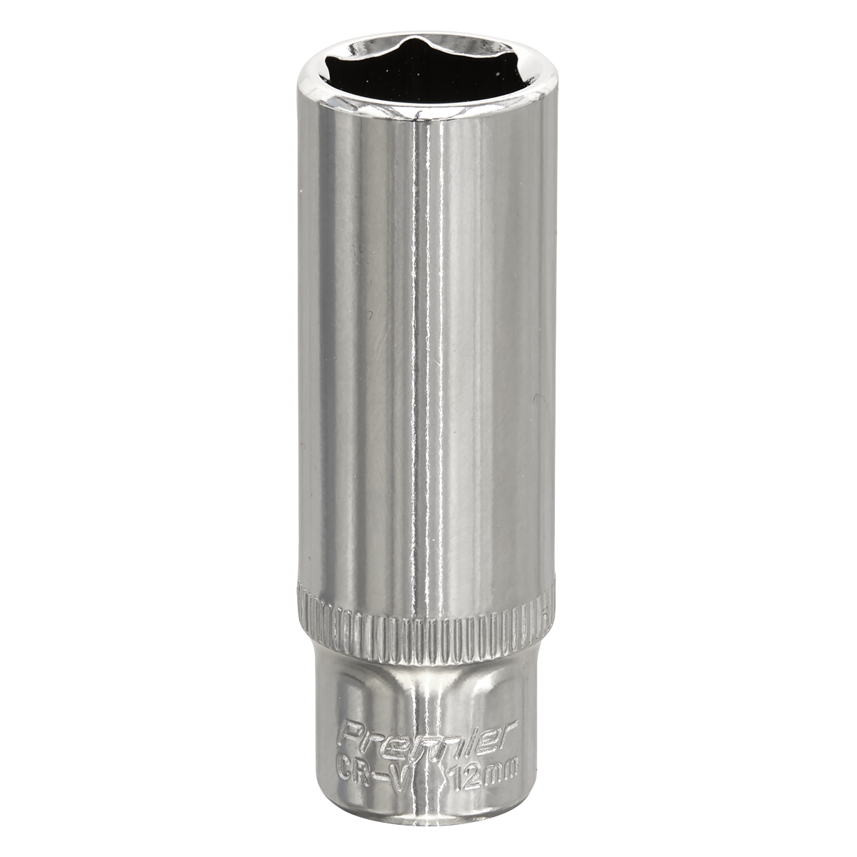 WallDrive® Socket 12mm Deep 1/4"Sq Drive Fully Polished - SP1412D - Farming Parts