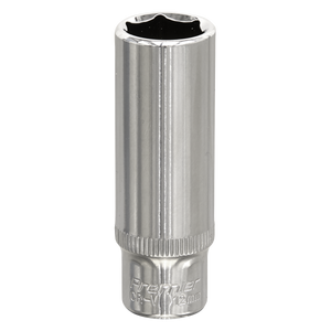 WallDrive® Socket 12mm Deep 1/4"Sq Drive Fully Polished - SP1412D - Farming Parts