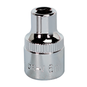 WallDrive® Socket 6mm 3/8"Sq Drive Fully Polished - SP3806 - Farming Parts