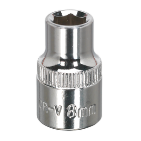 WallDrive® Socket 8mm 3/8"Sq Drive Fully Polished - SP3808 - Farming Parts