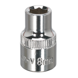 WallDrive® Socket 8mm 3/8"Sq Drive Fully Polished - SP3808 - Farming Parts