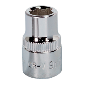 WallDrive® Socket 9mm 3/8"Sq Drive Fully Polished - SP3809 - Farming Parts