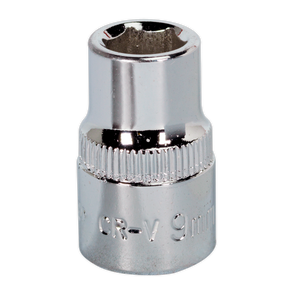 WallDrive® Socket 9mm 3/8"Sq Drive Fully Polished - SP3809 - Farming Parts