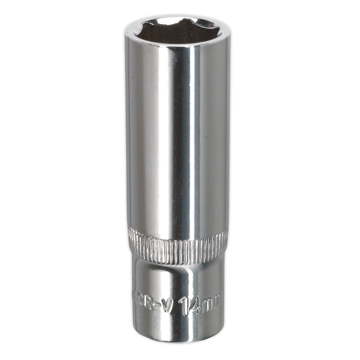 WallDrive® Socket 14mm Deep 3/8"Sq Drive Fully Polished - SP3814D - Farming Parts