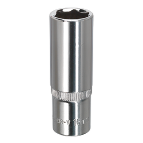 WallDrive® Socket 16mm Deep 3/8"Sq Drive Fully Polished - SP3816D - Farming Parts