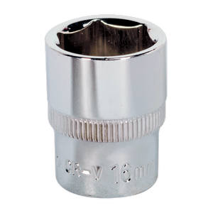 WallDrive® Socket 16mm 3/8"Sq Drive Fully Polished - SP3816 - Farming Parts