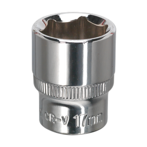 WallDrive® Socket 17mm 3/8"Sq Drive Fully Polished - SP3817 - Farming Parts