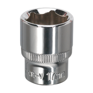 WallDrive® Socket 17mm 3/8"Sq Drive Fully Polished - SP3817 - Farming Parts