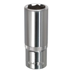 WallDrive® Socket 17mm Deep 3/8"Sq Drive Fully Polished - SP3817D - Farming Parts