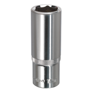 WallDrive® Socket 17mm Deep 3/8"Sq Drive Fully Polished - SP3817D - Farming Parts