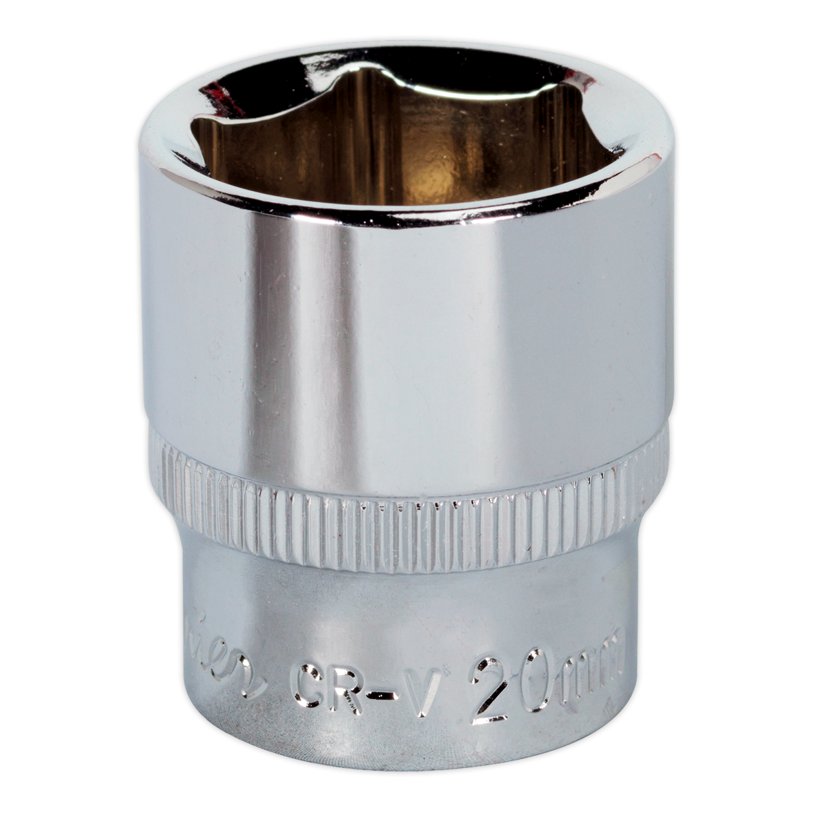 WallDrive® Socket 20mm 3/8"Sq Drive Fully Polished - SP3820 - Farming Parts