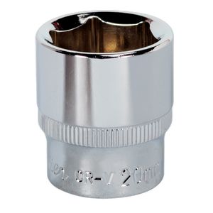 WallDrive® Socket 20mm 3/8"Sq Drive Fully Polished - SP3820 - Farming Parts