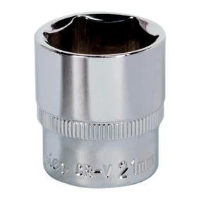 WallDrive® Socket 21mm 3/8"Sq Drive Fully Polished - SP3821 - Farming Parts