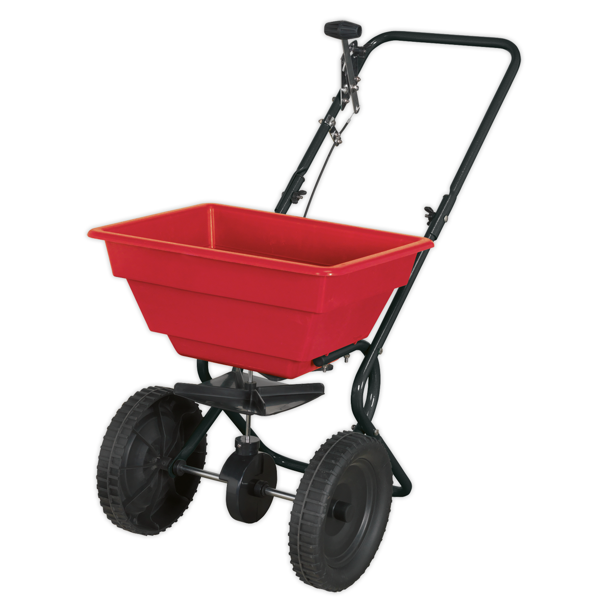 Broadcast Spreader 27kg Walk Behind Lightweight - SPB27W - Farming Parts