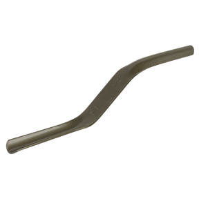 The Sealey Brick Jointer 1/2" x 5/8" - SR703 is constructed from durable carbon steel, showcasing a Z-shaped design with engraved markings for precision.