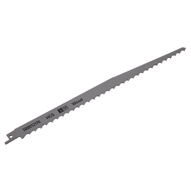 Reciprocating Saw Blade Pruning & Coarse Wood 300mm 3tpi - Pack of 5 - SRBR1217K - Farming Parts