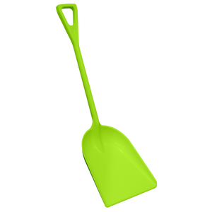 Sealey's General-Purpose Polypropylene Shovel with a 690mm handle, model SS10, features an extra-wide rectangular scoop and a handle at the end.