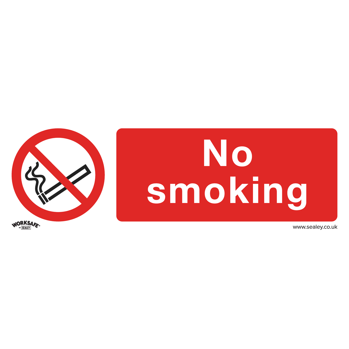 Prohibition Safety Sign - No Smoking - Rigid Plastic - Pack of 10 - SS13P10 - Farming Parts