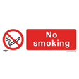 Prohibition Safety Sign - No Smoking - Rigid Plastic - SS13P1 - Farming Parts
